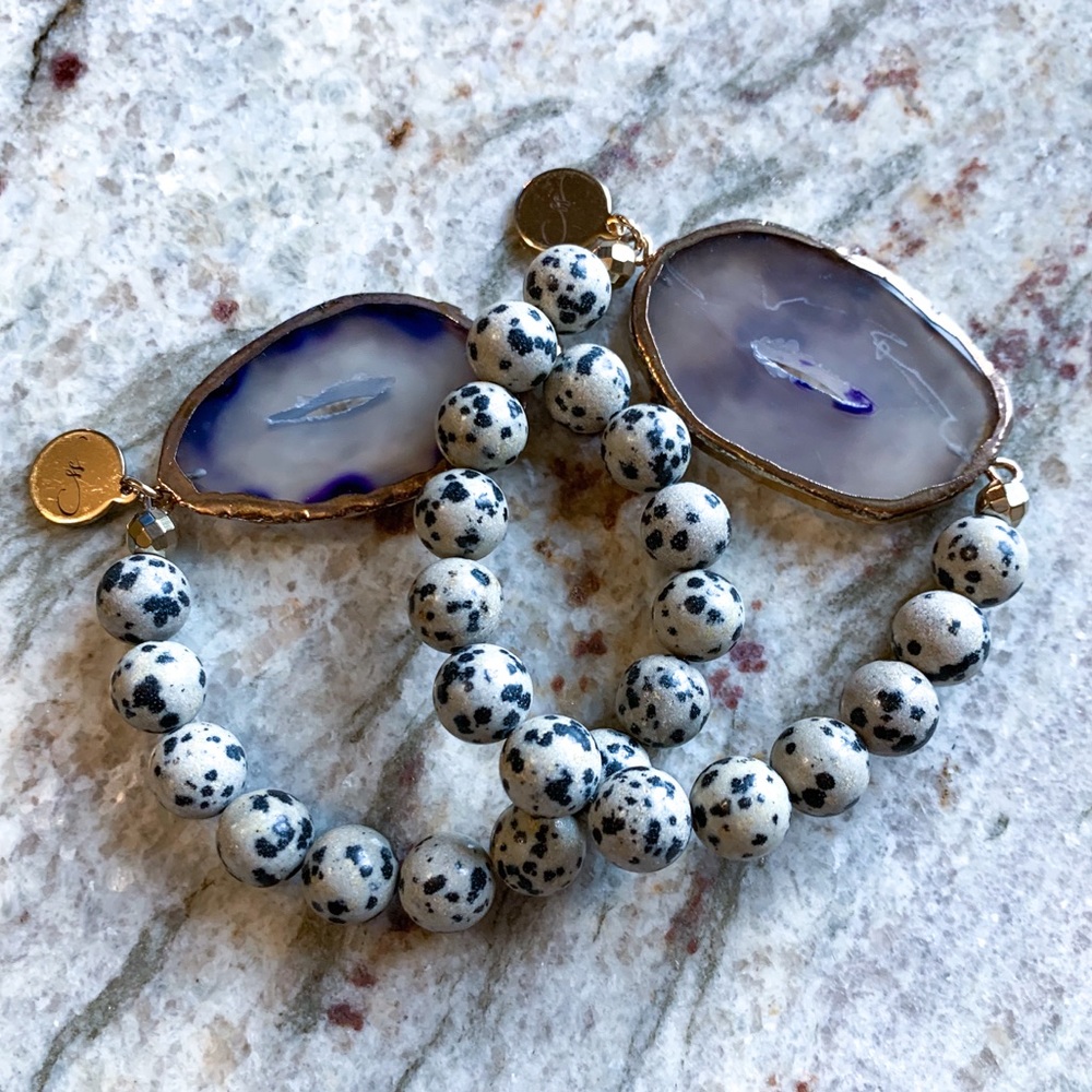 🦄HP🦄Purple Agate Jasper Bracelet - Picture 5 of 16